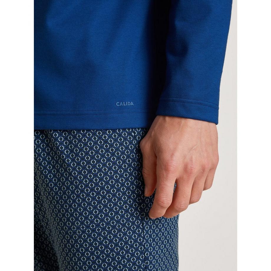 CALIDA Langarm Rundhals T-Shirt  