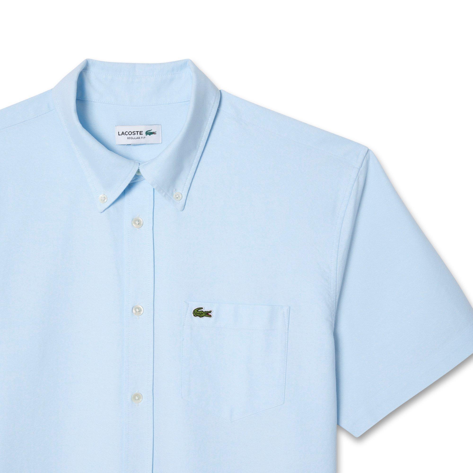 LACOSTE Camicia Oxford Maniche Corte  