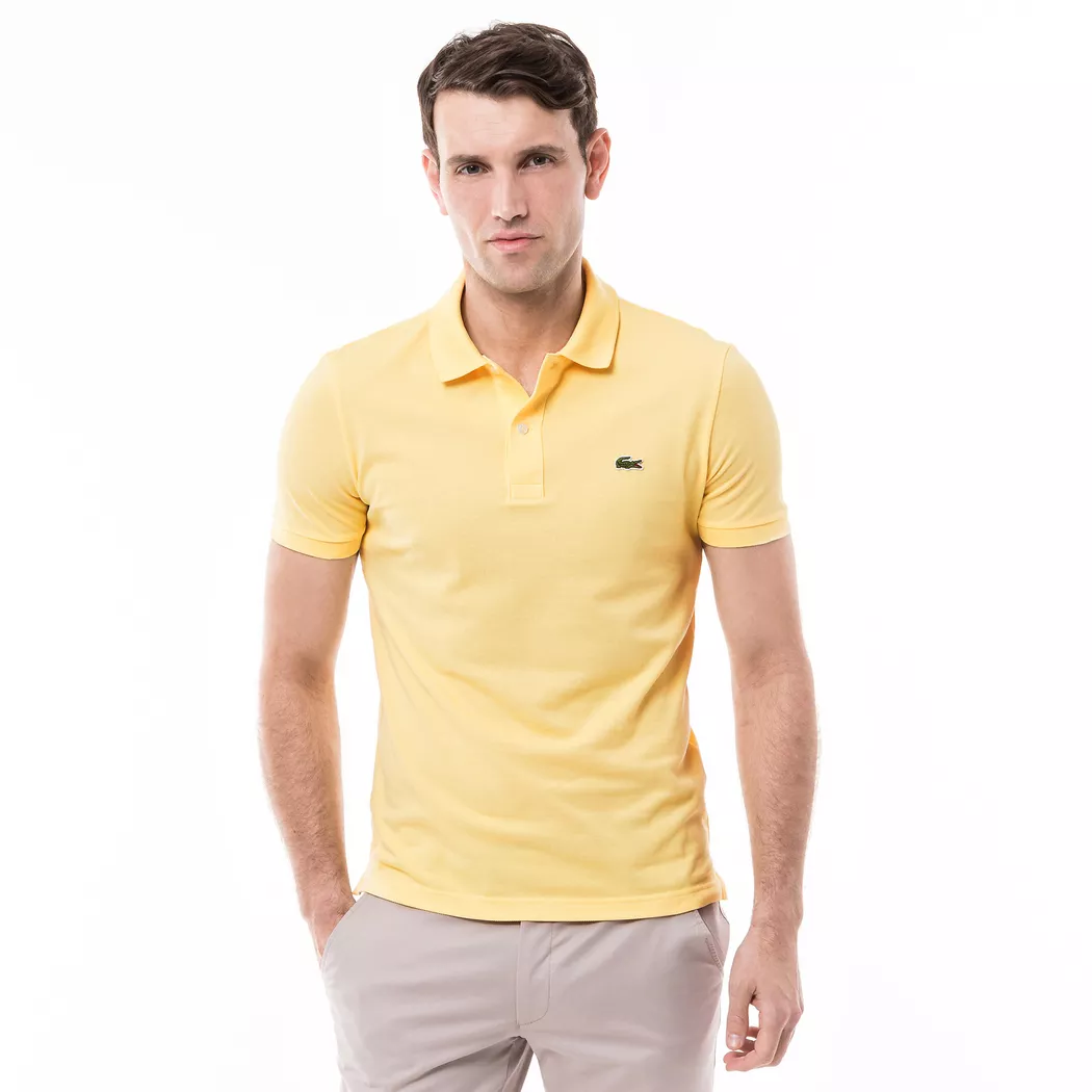 Lacoste - Poloshirt, kurzarm, für Herren, Gelb, Größe S (T3)