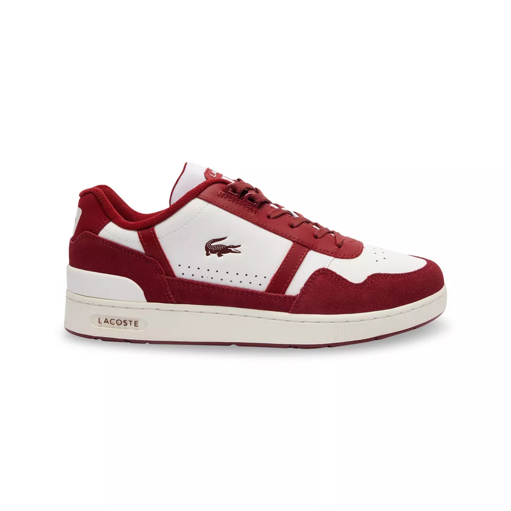 Lacoste T-Clip Low Top Sneaker Rot 42