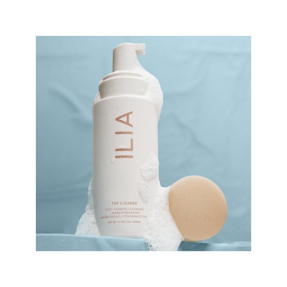 ILIA  The Cleanse - Detergente schiumogeno delicato Visgage + Struccante 