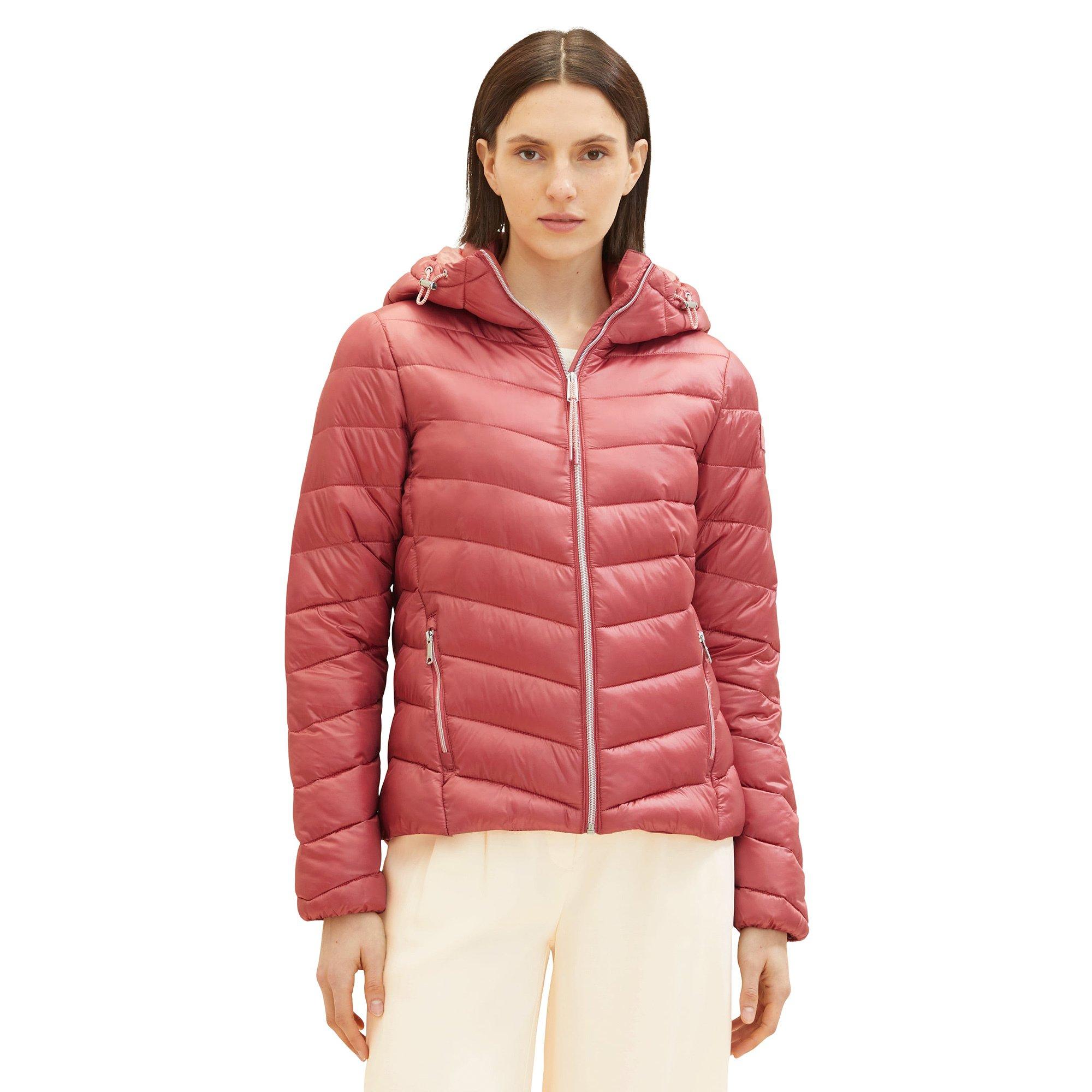 TOM TAILOR Damen Steppjacke – Wasserabweisend, Mit Kapuze & Taschen, Regular Fit