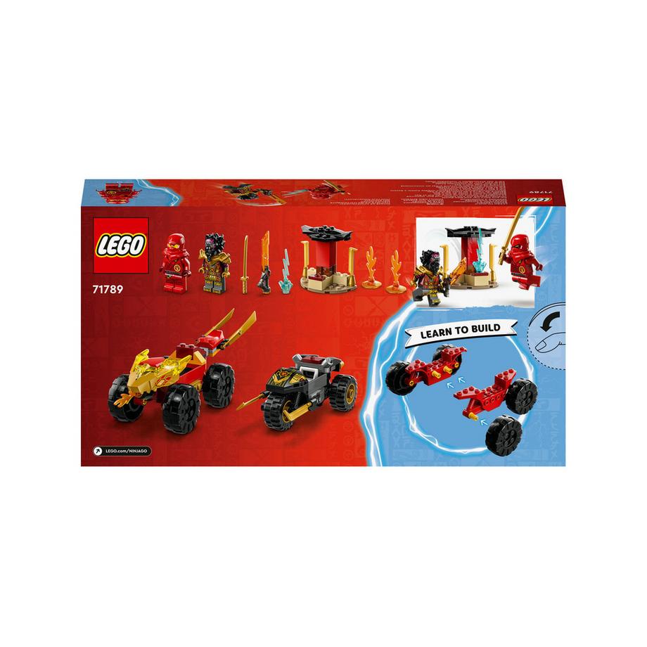 LEGO®  71789 Verfolgungsjagd mit Kais Flitzer und Ras' Motorrad 