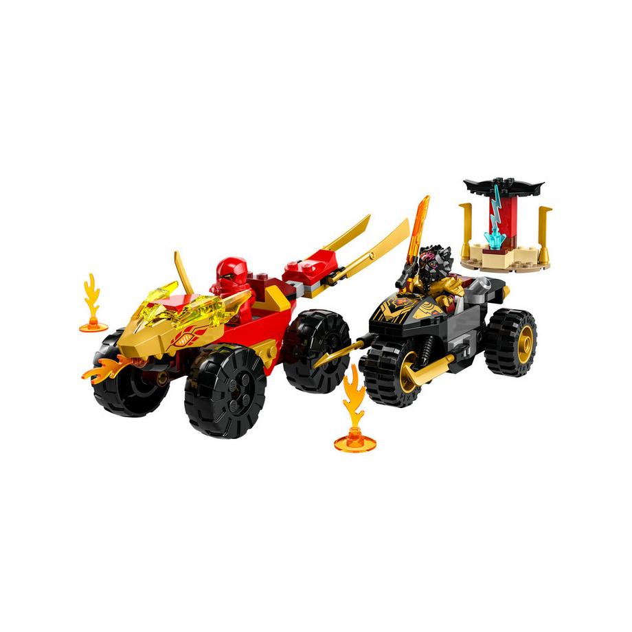 LEGO®  71789 Verfolgungsjagd mit Kais Flitzer und Ras' Motorrad 