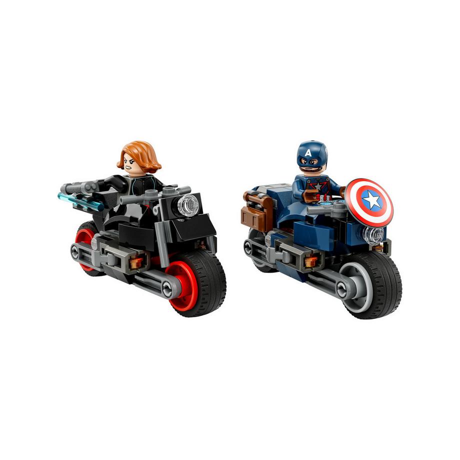 LEGO®  76260 Motociclette di Black Widow e Captain America 