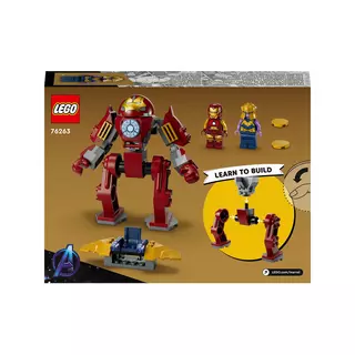 LEGO 76263 Marvel La Hulkbuster d'Iron Man Contre Thanos, Jouet pou