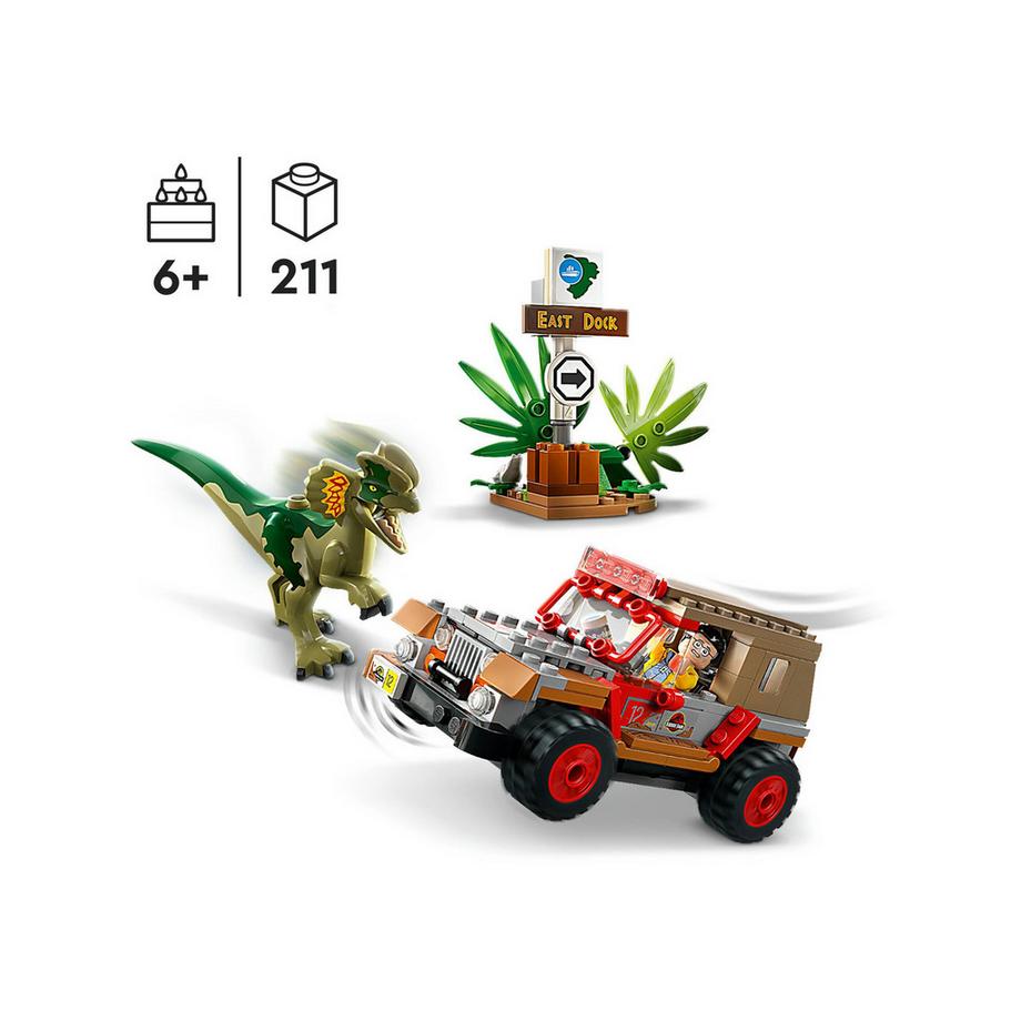 LEGO®  76958 L’agguato del Dilofosauro 