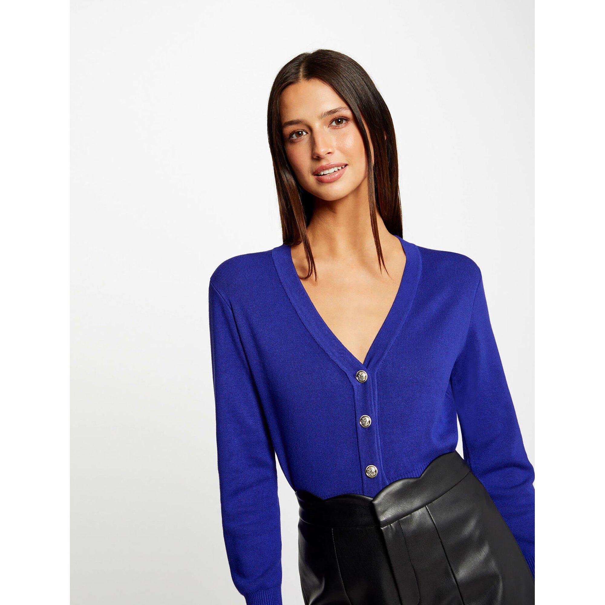 Image of Pullover Damen Mittelblau M