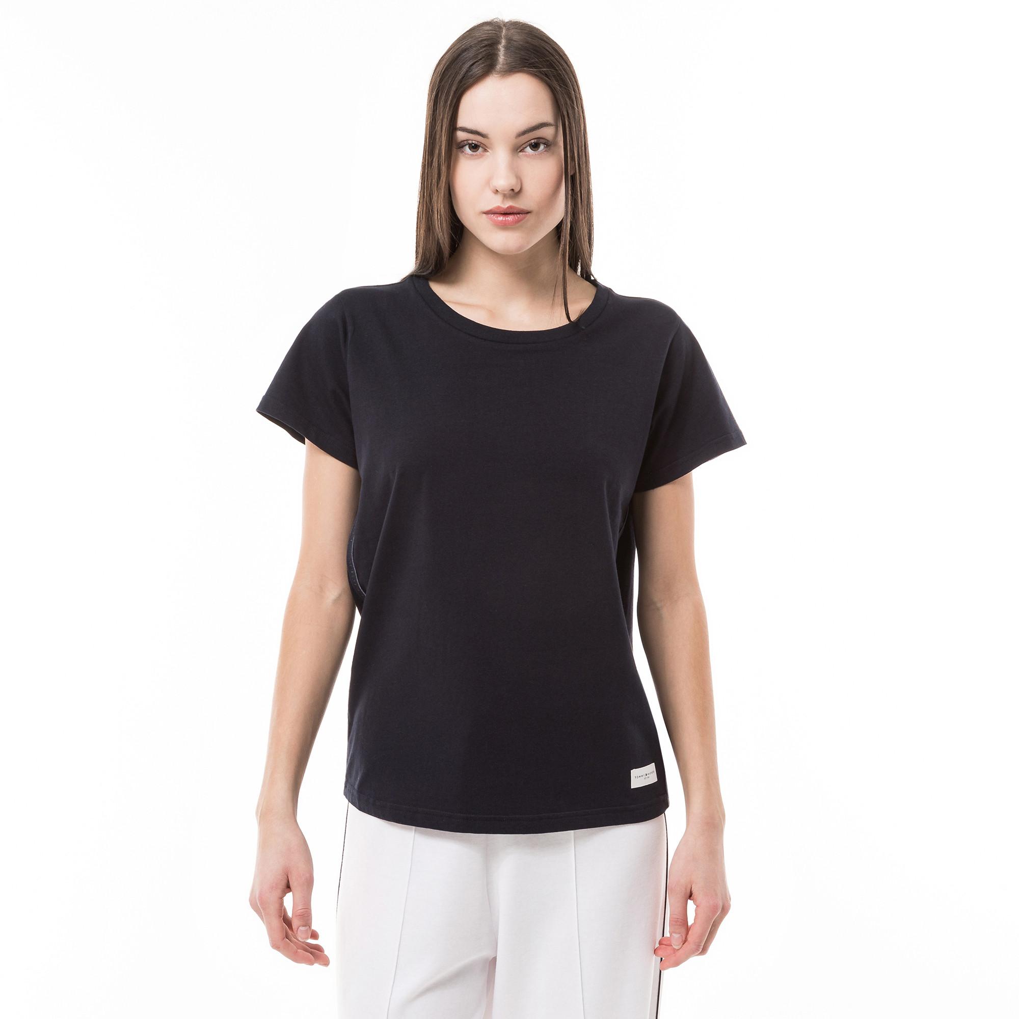 Image of T-shirt, Rundhals, Kurzarm Damen Dunkelblau M