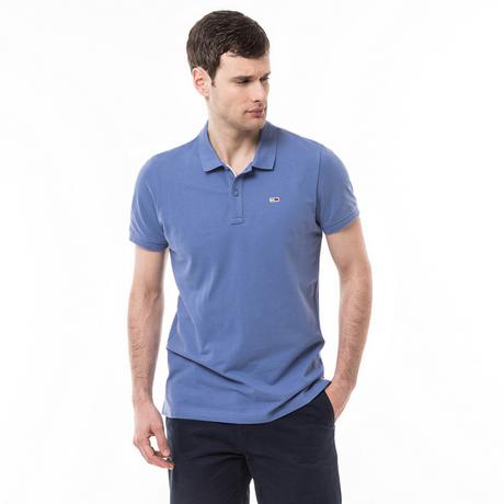 TOMMY JEANS TJM SLIM PLACKET POLO EXT Polo, manches courtes 