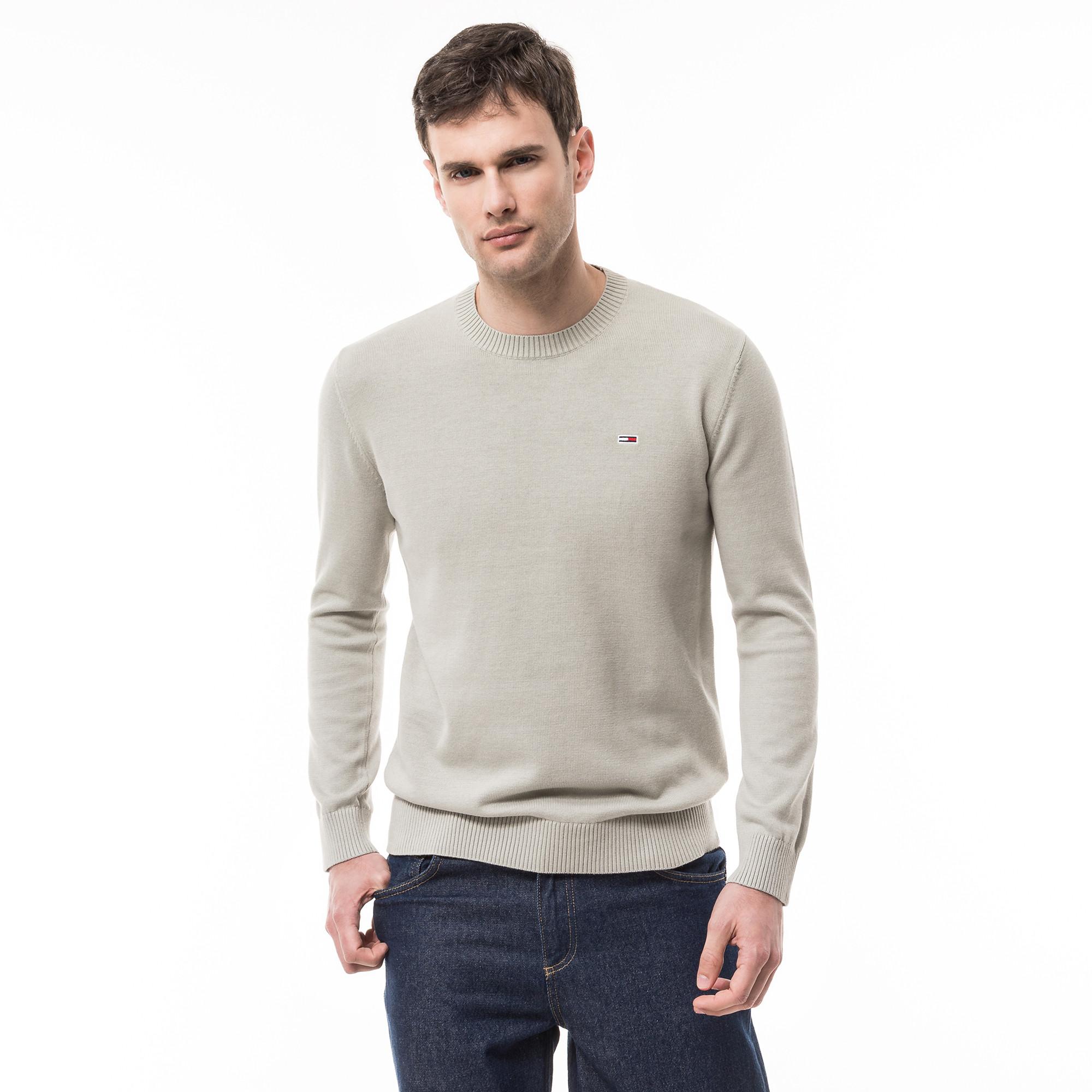 TOMMY JEANS TJM SLIM ESSENTIAL LIGHT SWEATER Pullover 