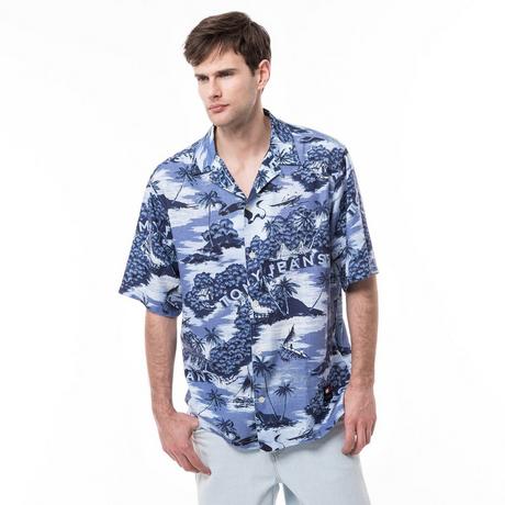 TOMMY JEANS Hawaiian Camp Kurzarmhemd  