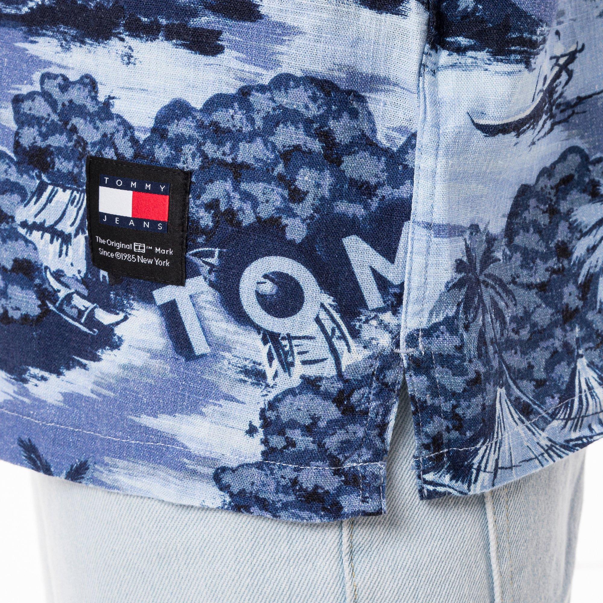 TOMMY JEANS Hawaiian Camp Kurzarmhemd  