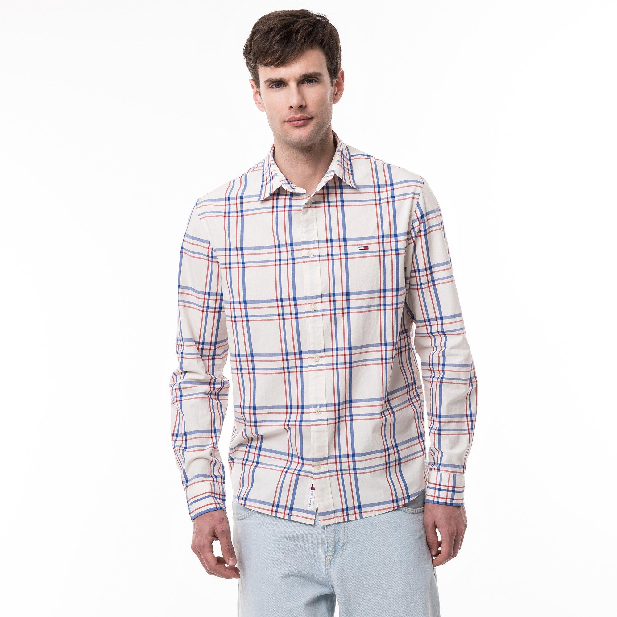 Image of Hemd, Langarm Herren Antikweiss M