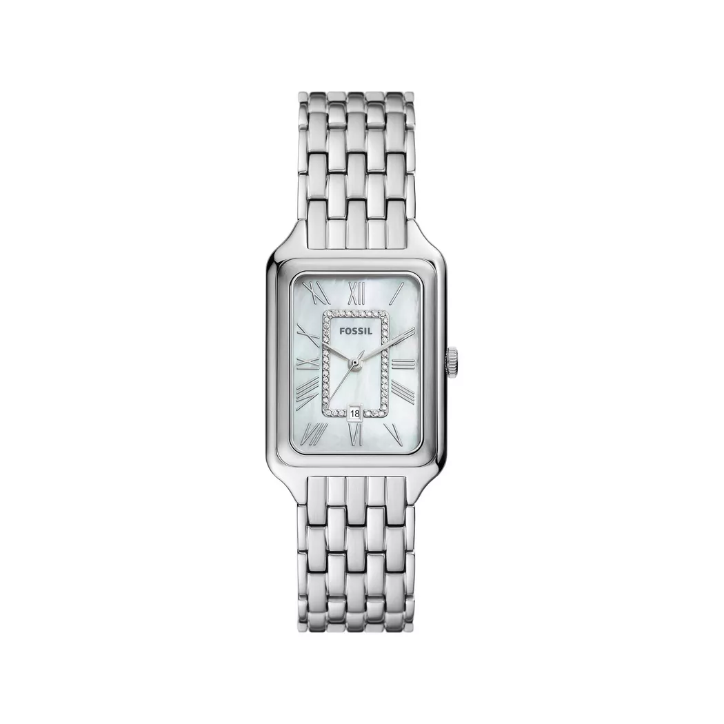 Fossil - Horloge analogique, Raquel, 26mm, Argent