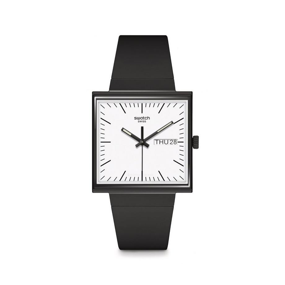 swatch WHAT IF…BLACK? Orologio analogico 