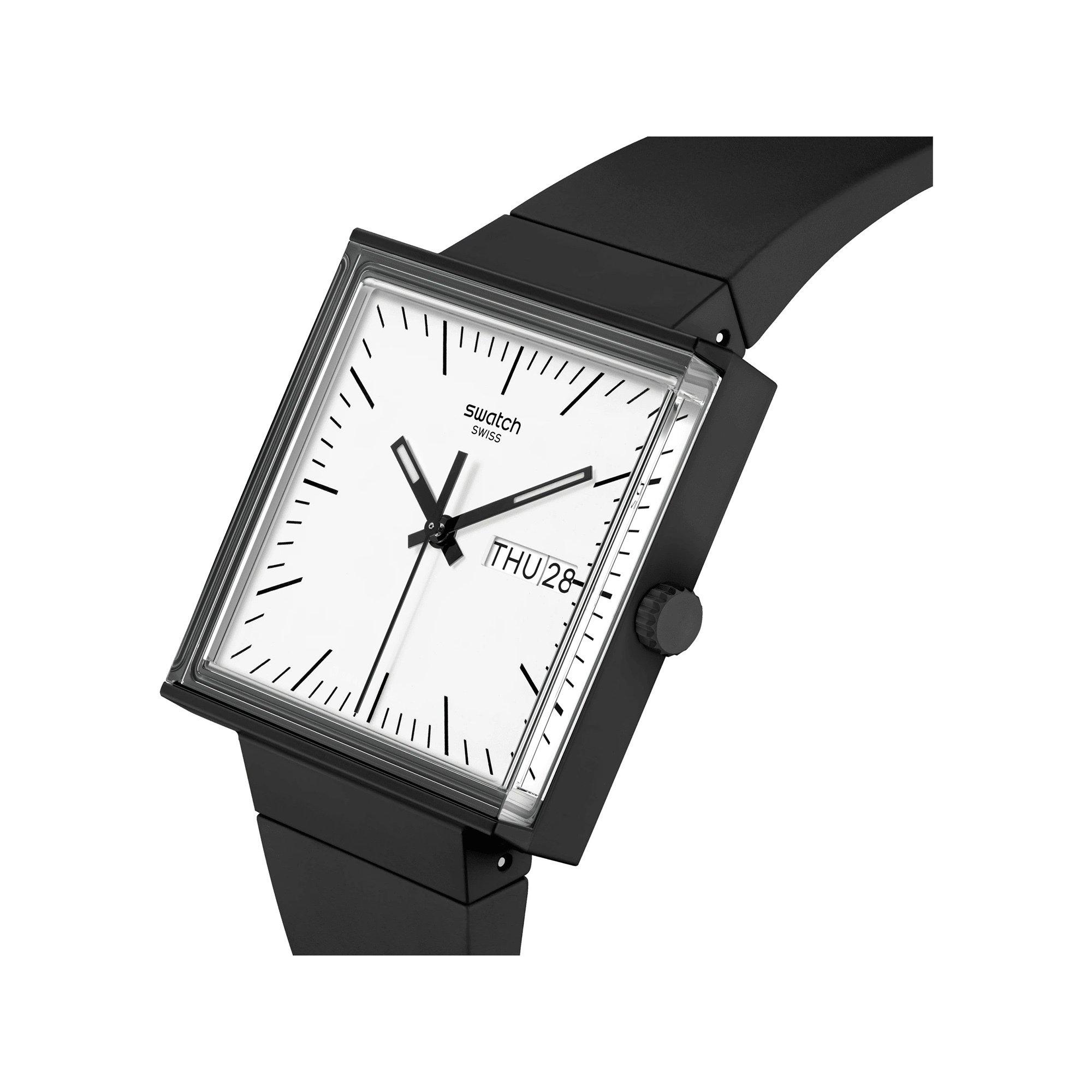 swatch WHAT IF…BLACK? Analoguhr 