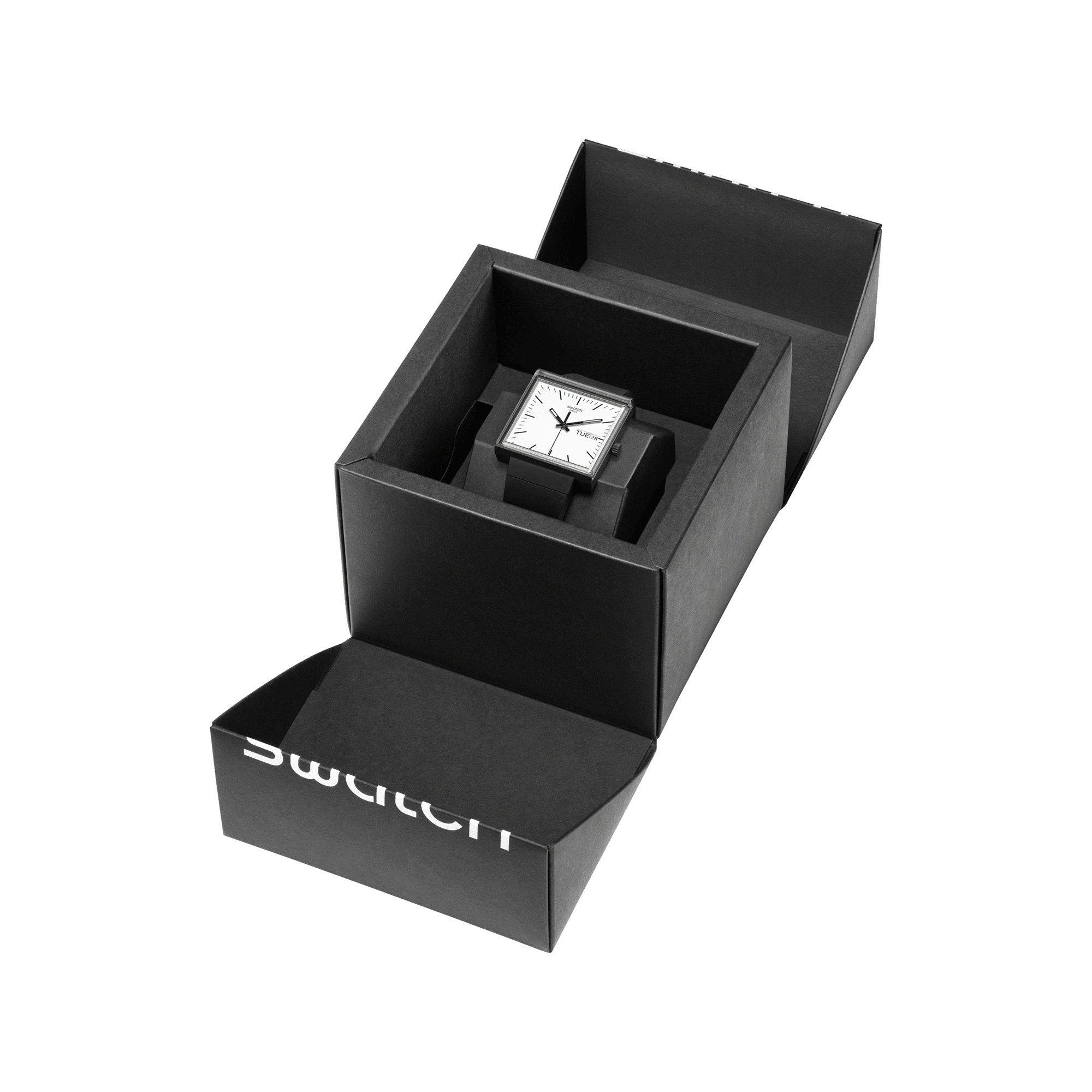 swatch WHAT IF…BLACK? Analoguhr 