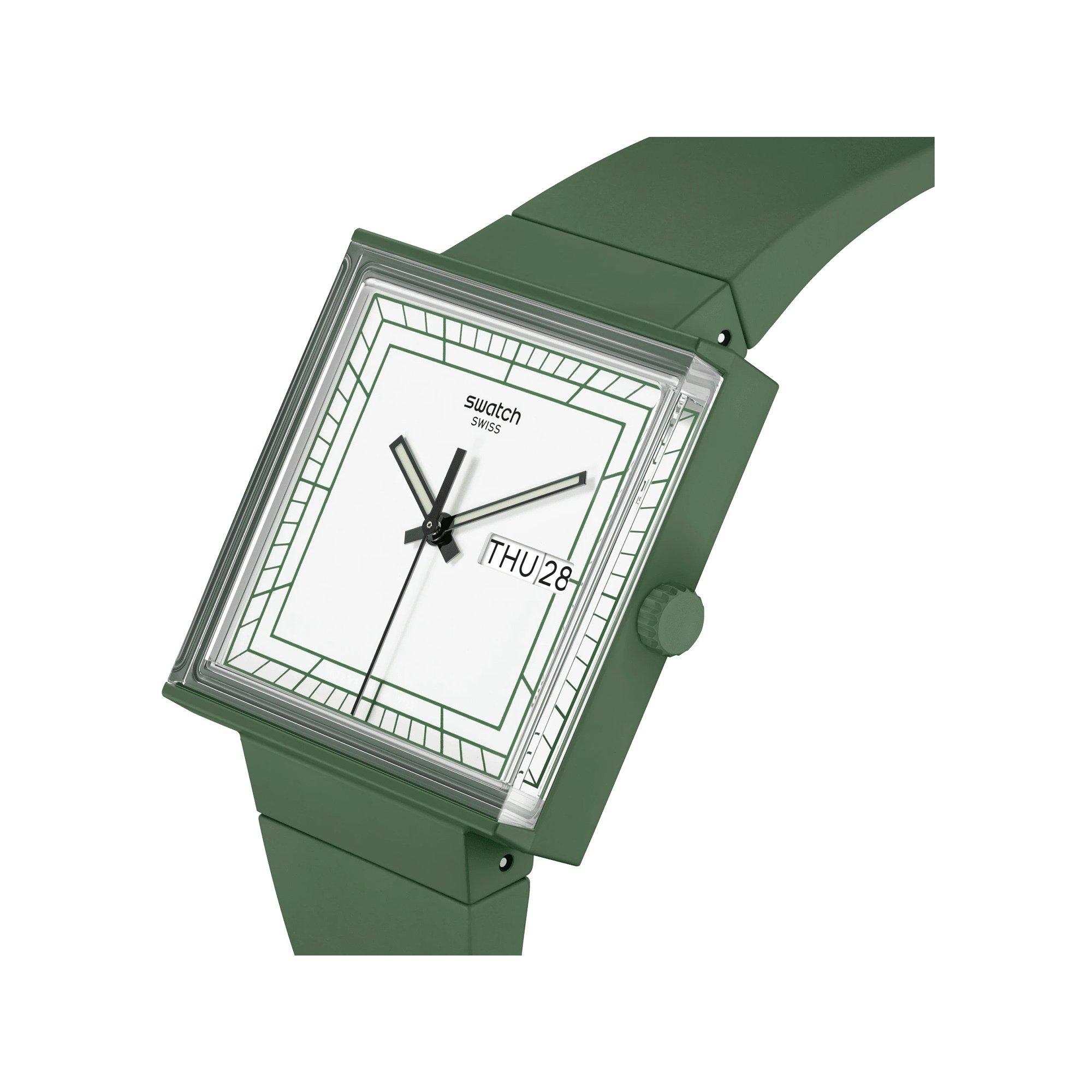 swatch WHAT IF…GREEN? Horloge analogique 