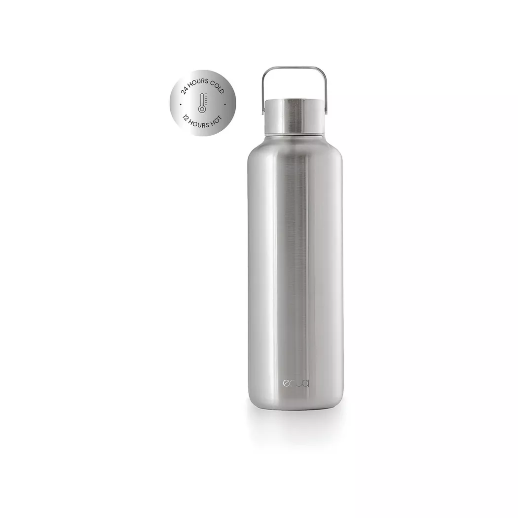 myEQUA - Isolierflasche, 600 ml, Chrom