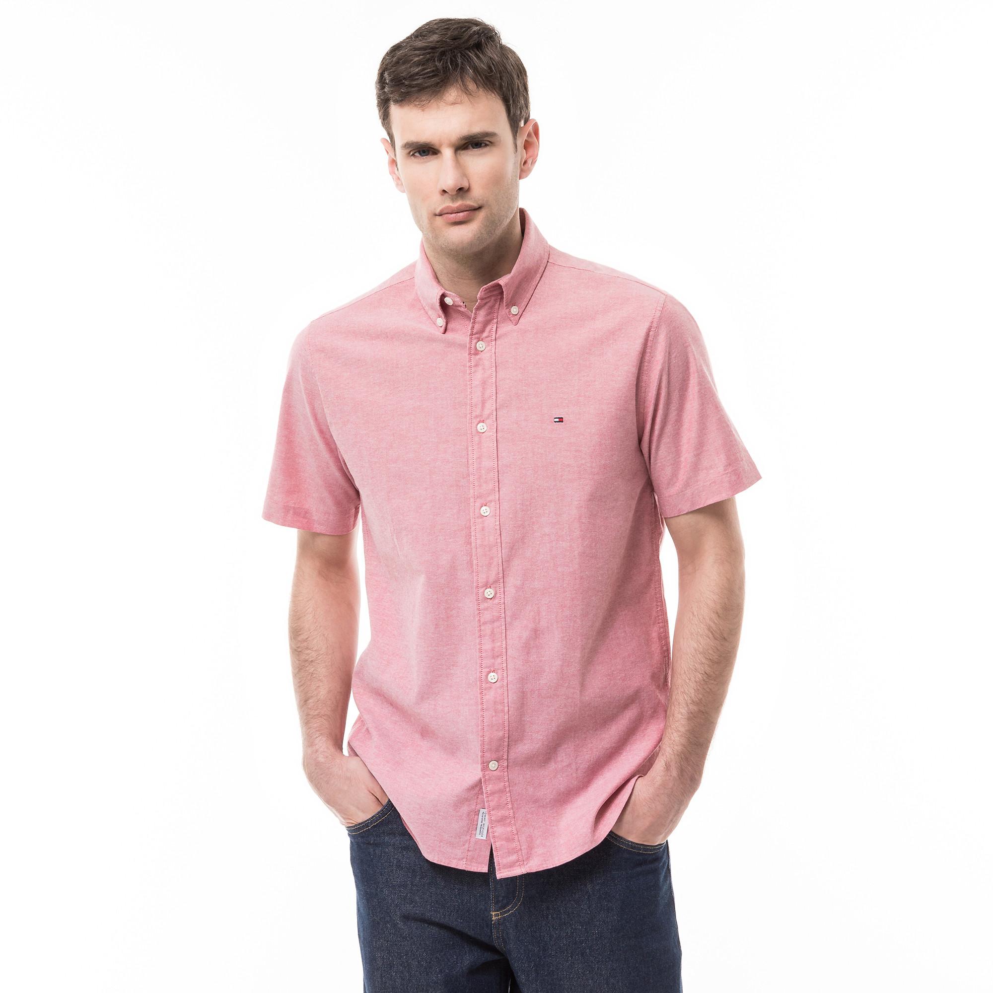 Image of Hemd, Kurzarm Herren Rot S