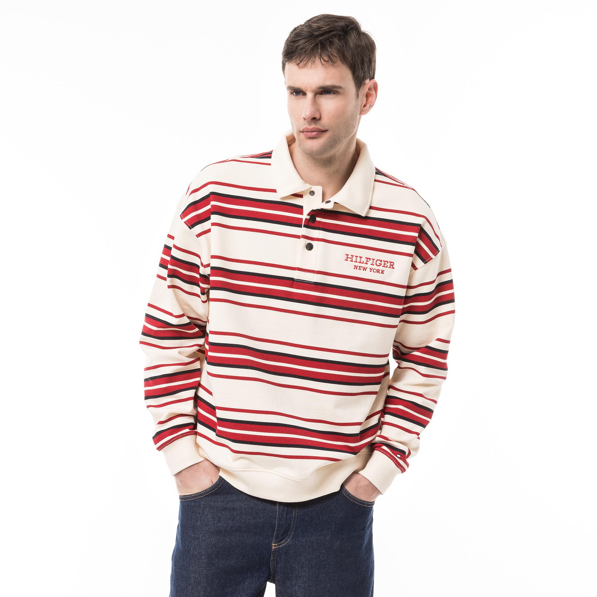 Image of Poloshirt, Langarm Herren Beige L