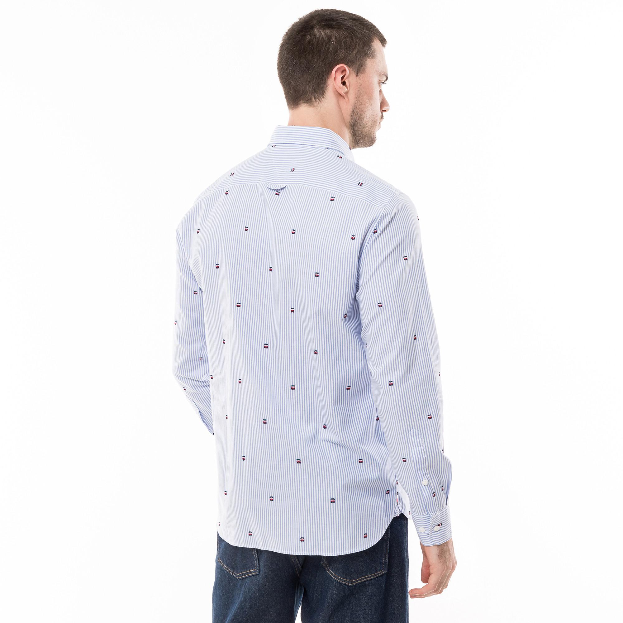 TOMMY HILFIGER Fil Coupe Global Stripe Regular Fit Camicia  