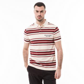 TOMMY HILFIGER STRIPE HONEYCOMB MONOTYPE POLO Polo, manches courtes 