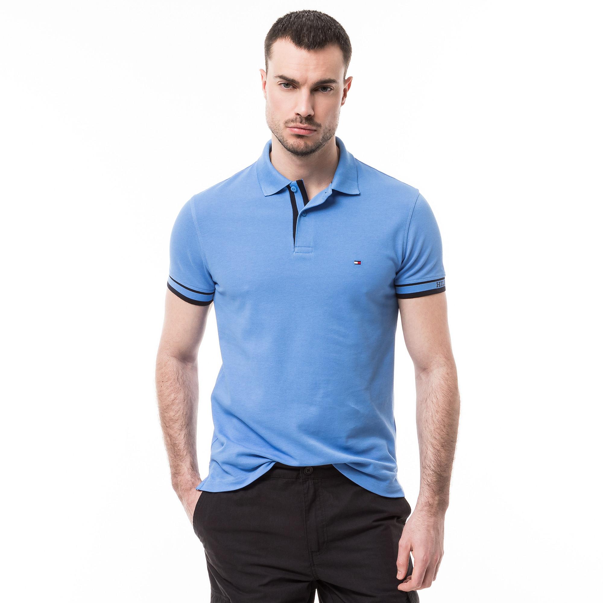 TOMMY HILFIGER MONOTYPE CUFF SLIM FIT POLO Polo, maniche corte 