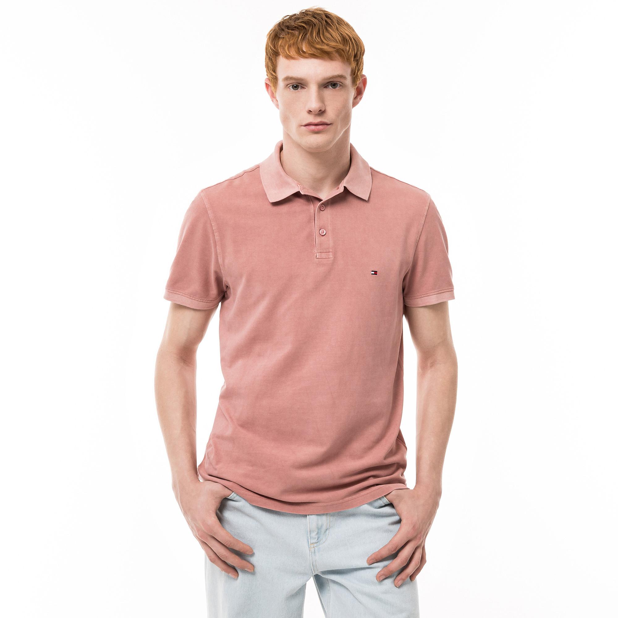 Image of Poloshirt, Kurzarm Herren Pink XL