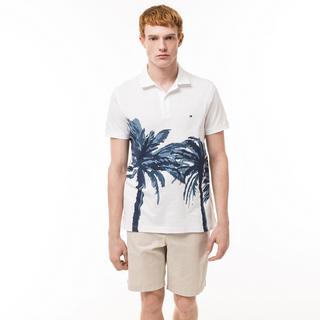 TOMMY HILFIGER PALM PLACEMENT PRINT REG POLO Polo, manches courtes 