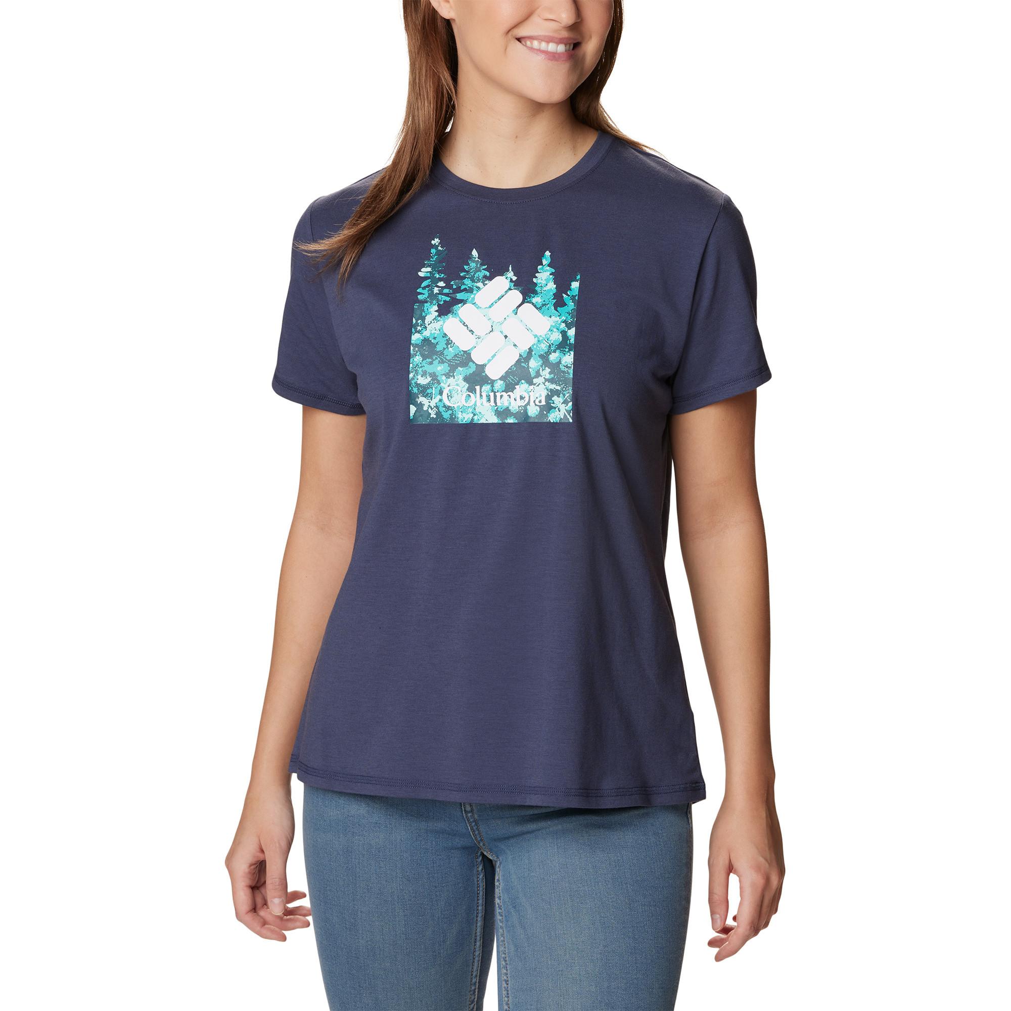 Image of T-shirt Damen Blau Denim L