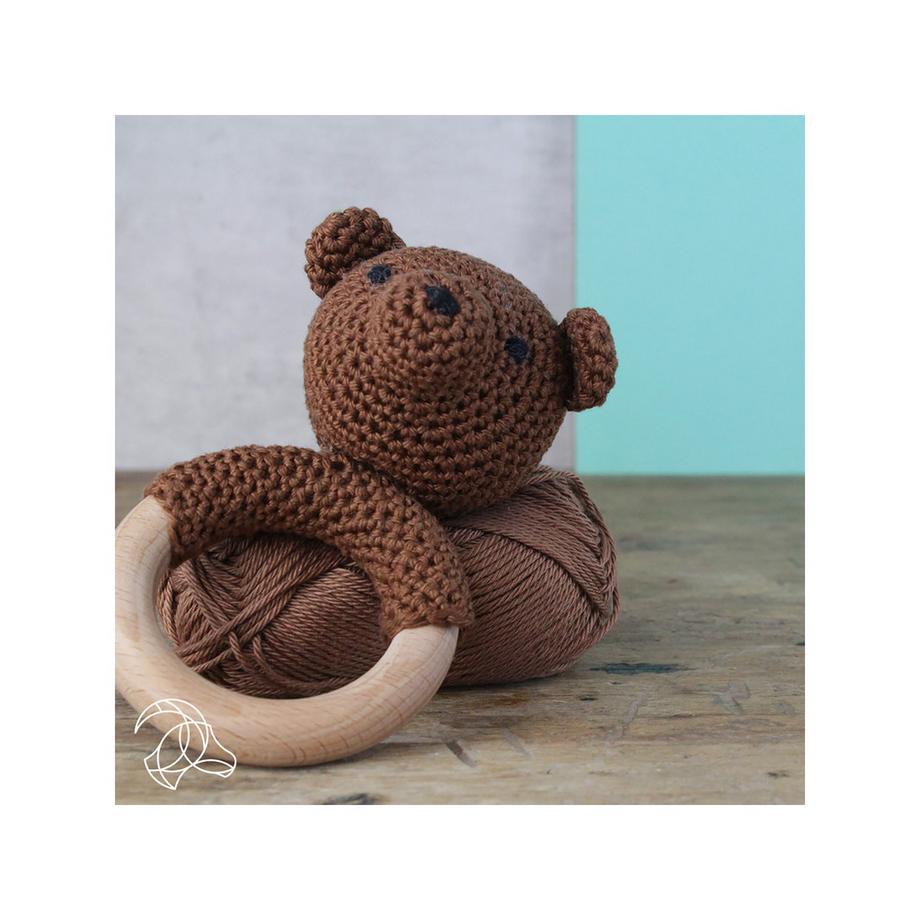 Hardicraft Set de crochet Hochet Ours 