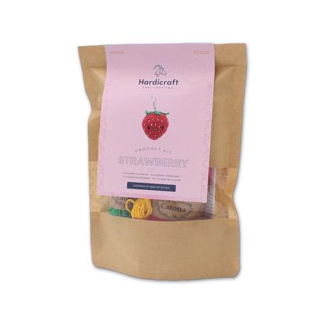 Hardicraft Häkelset Schlüsselanhänger Erdbeere 