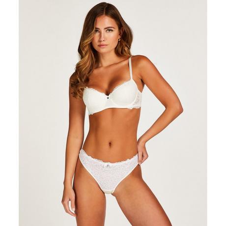 Hunkemöller Spitzen String Tanga mit Blumenmuster  