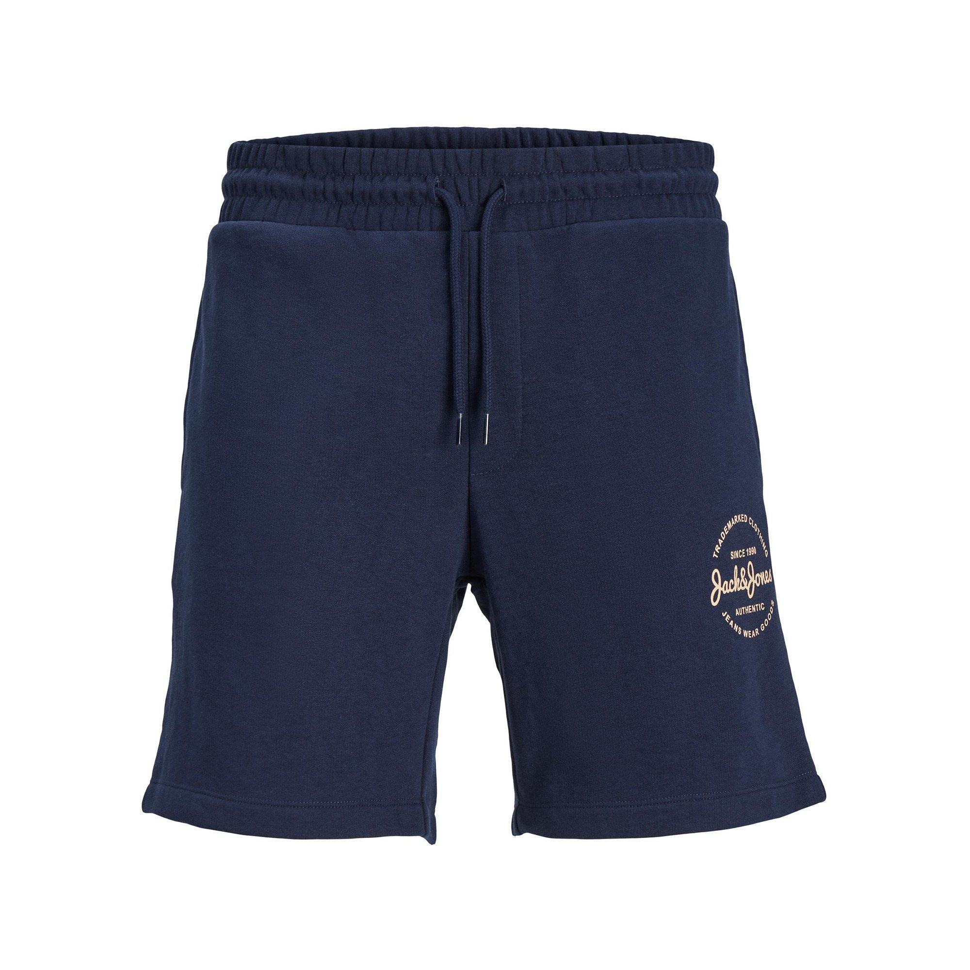 Image of Kurze Hose, Jogging Stil Herren Marine L