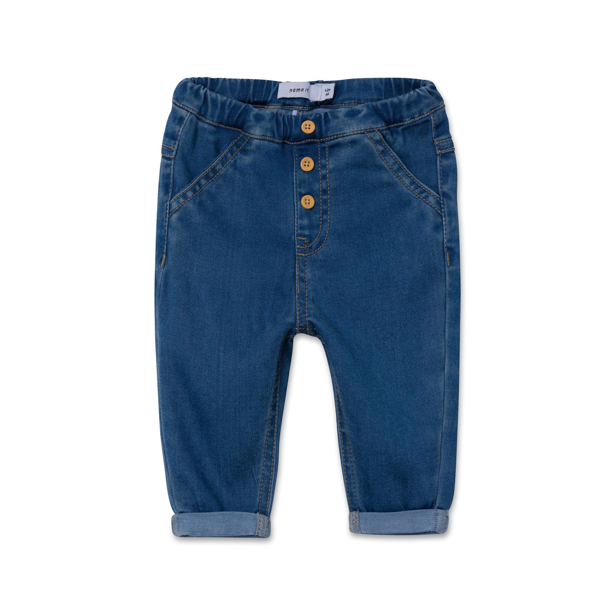 Image of Jeans, Jogging Stil Unisex Blau Denim 62