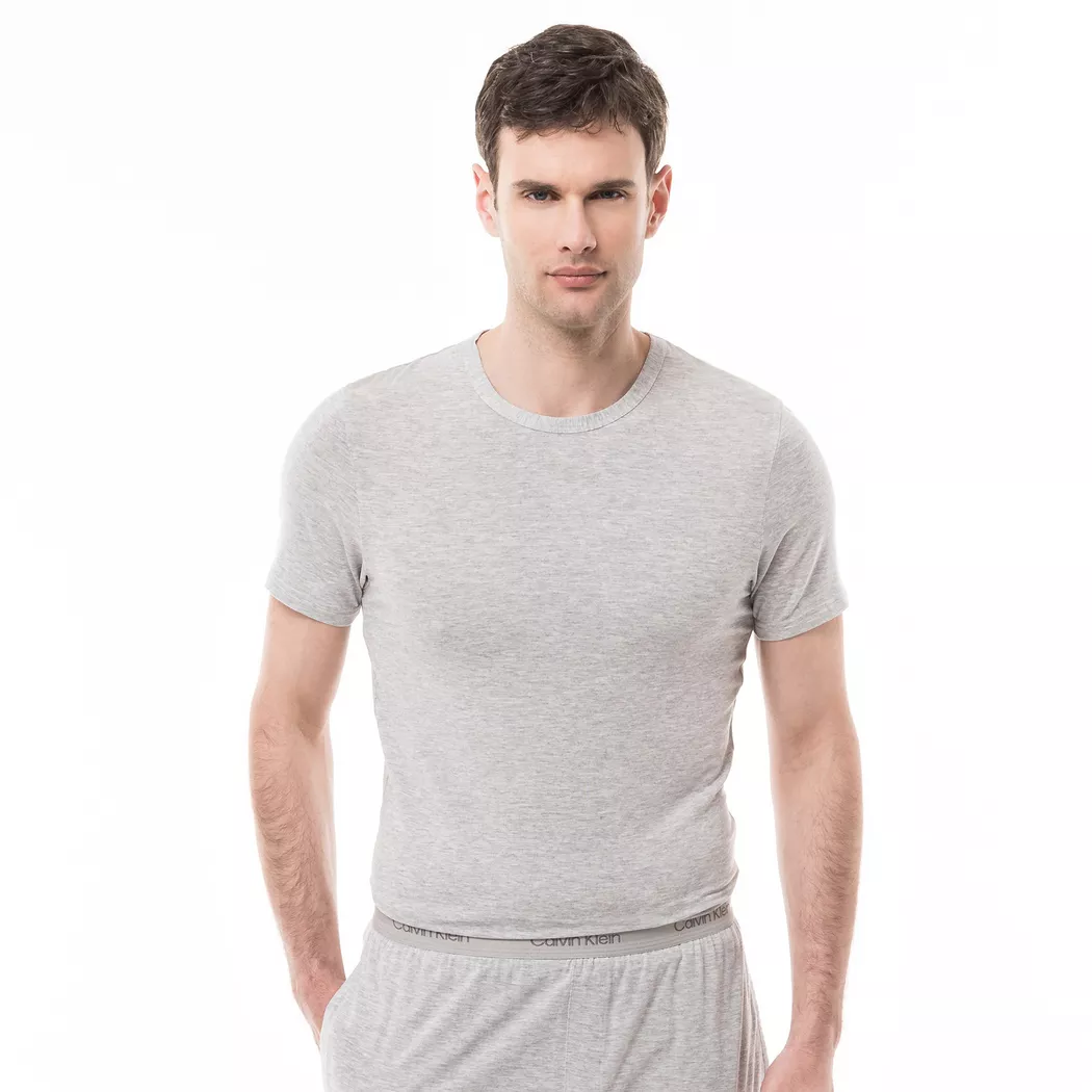 Calvin Klein - T-Shirt, für Herren, Grau, Größe L