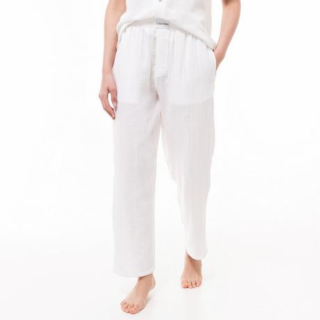 Calvin Klein TEXTURED COTTON Pantalon de pyjama long 