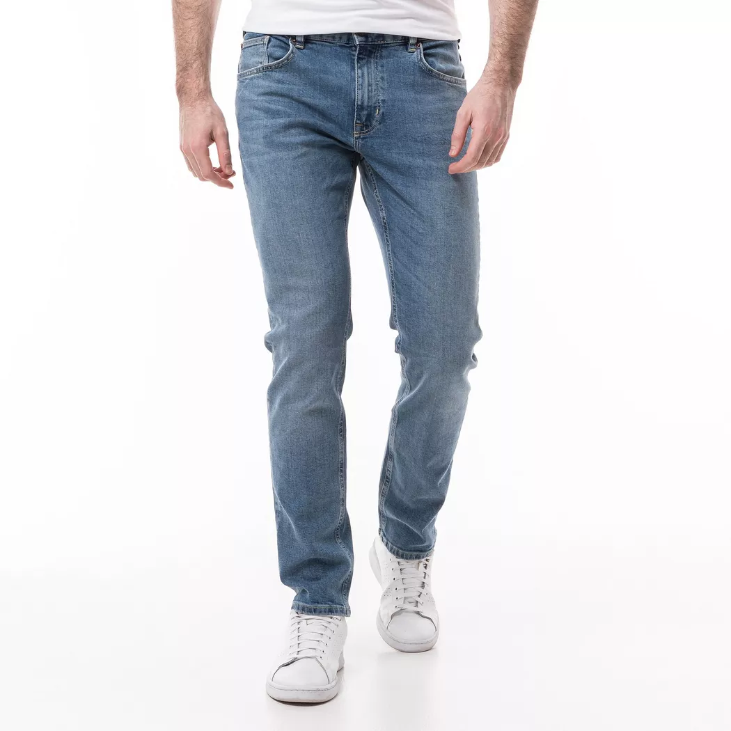Manor Man - Jeans, Regular Fit, für Herren, Blau Denim, Größe W34/L34