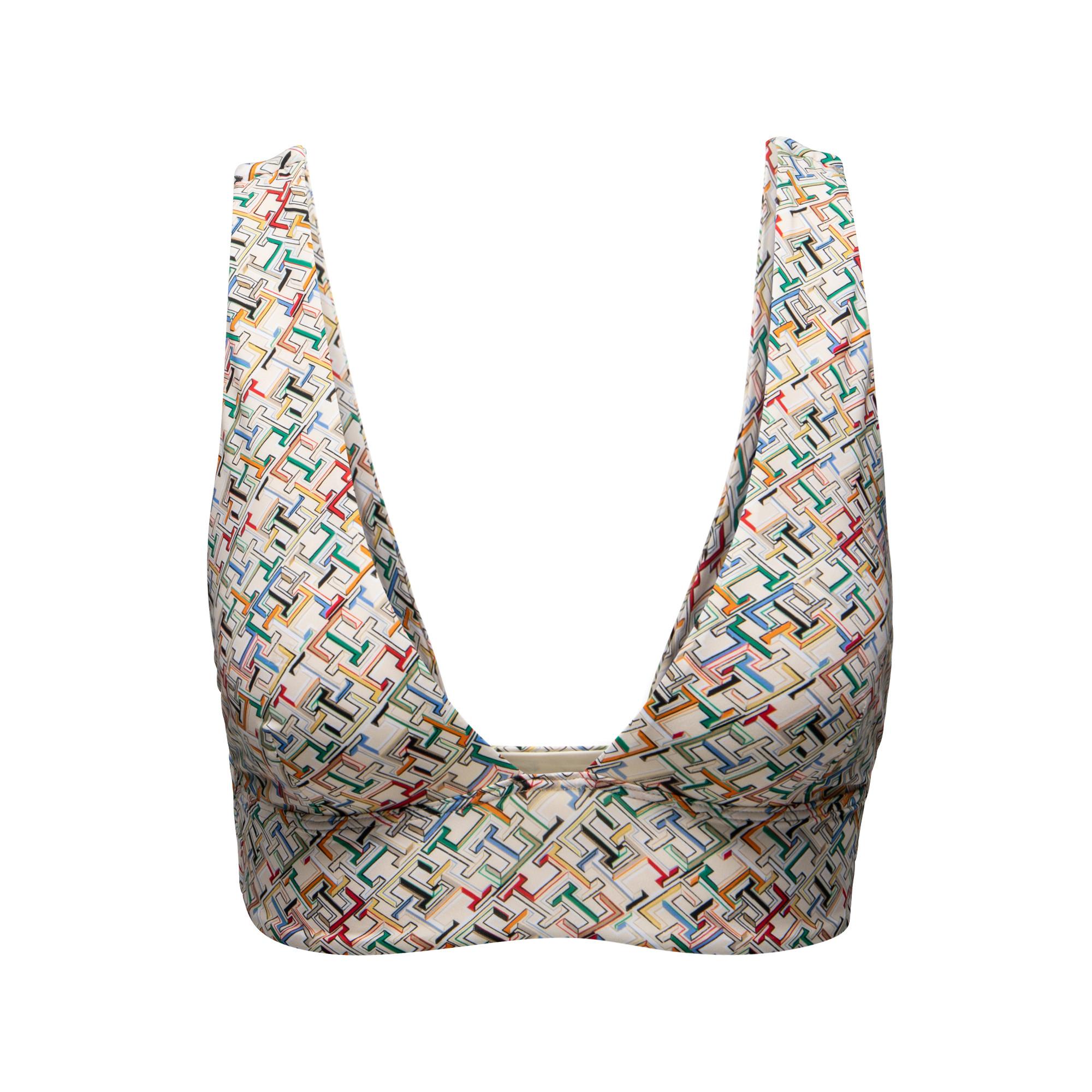 Image of Bikini Oberteil, Triangel Damen Multicolor L