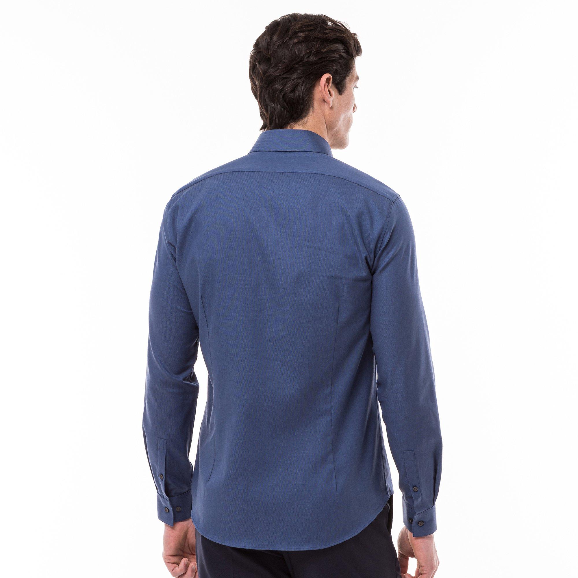 CALVIN KLEIN Hemden TONAL STRUCTURE SLIM SHIRT Hemd, Slim Fit, langarm 