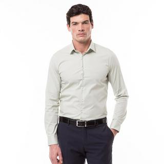 CALVIN KLEIN Hemden POPLIN LEAF PRINT SLIM SHIRT Hemd, Slim Fit, langarm 