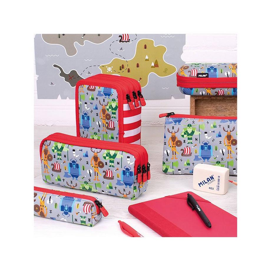 MILAN Federmäppchen, befüllt Vikings 