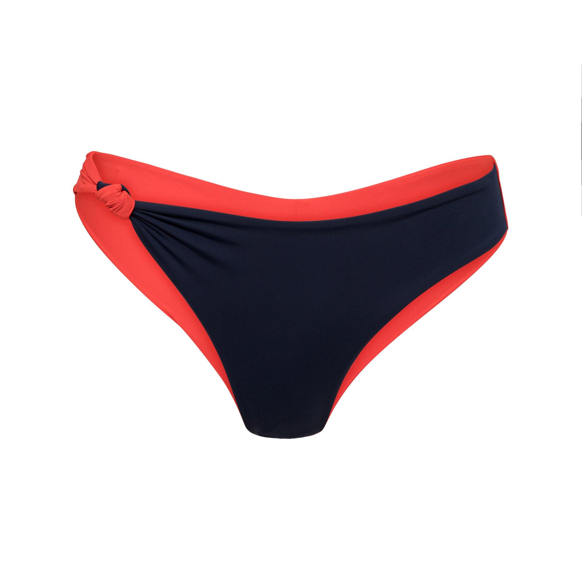 Image of Bikini Unterteil, Slip Damen Zweifarbig L