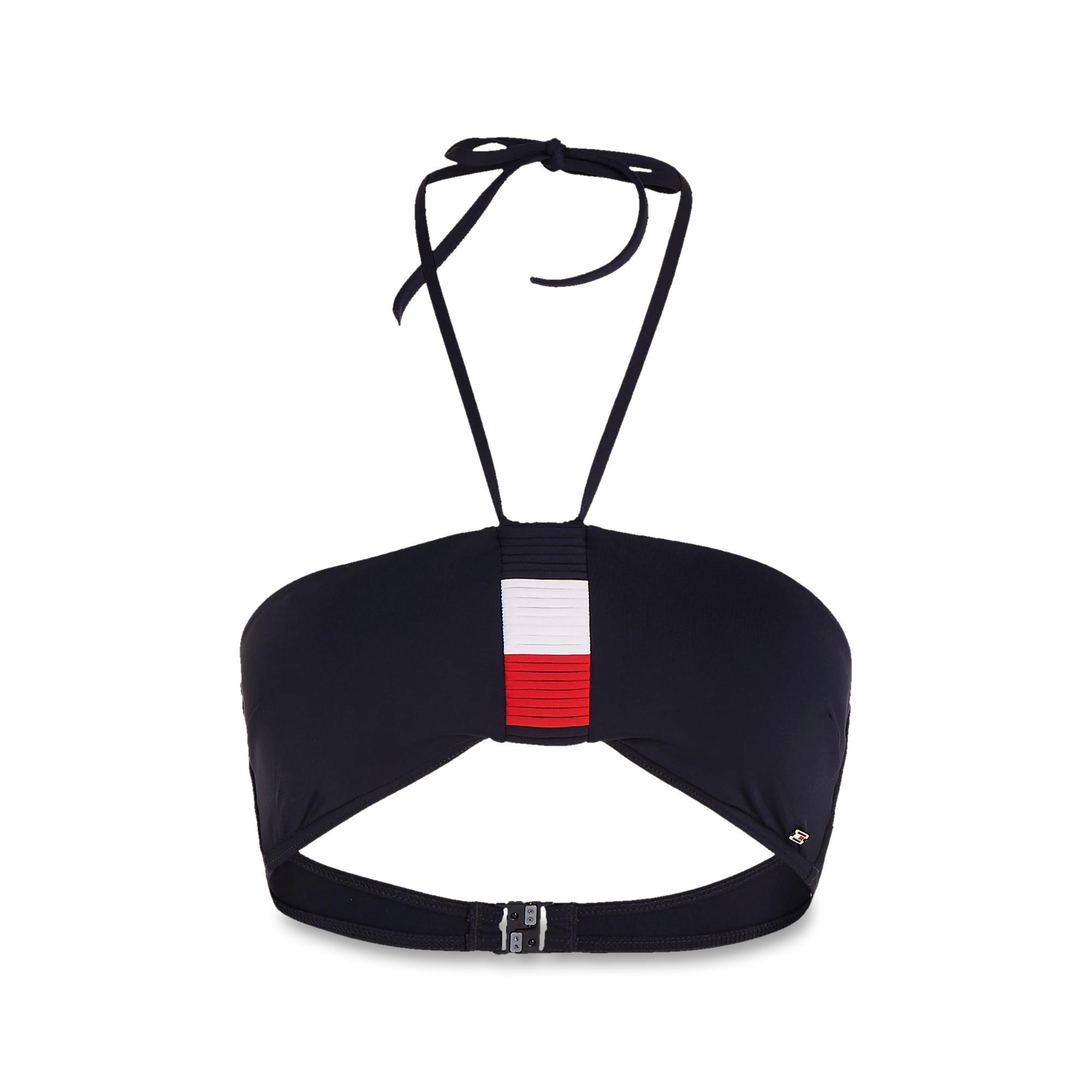 Image of Bikini Oberteil, Bandeau Damen Dunkelblau M