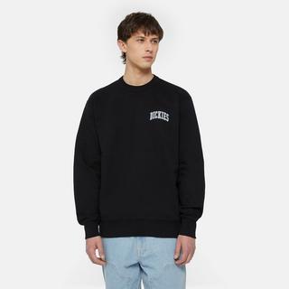 Dickies AITKIN CHEST SWEATSHIRT  BLK/CORONET BLE T-Shirt 