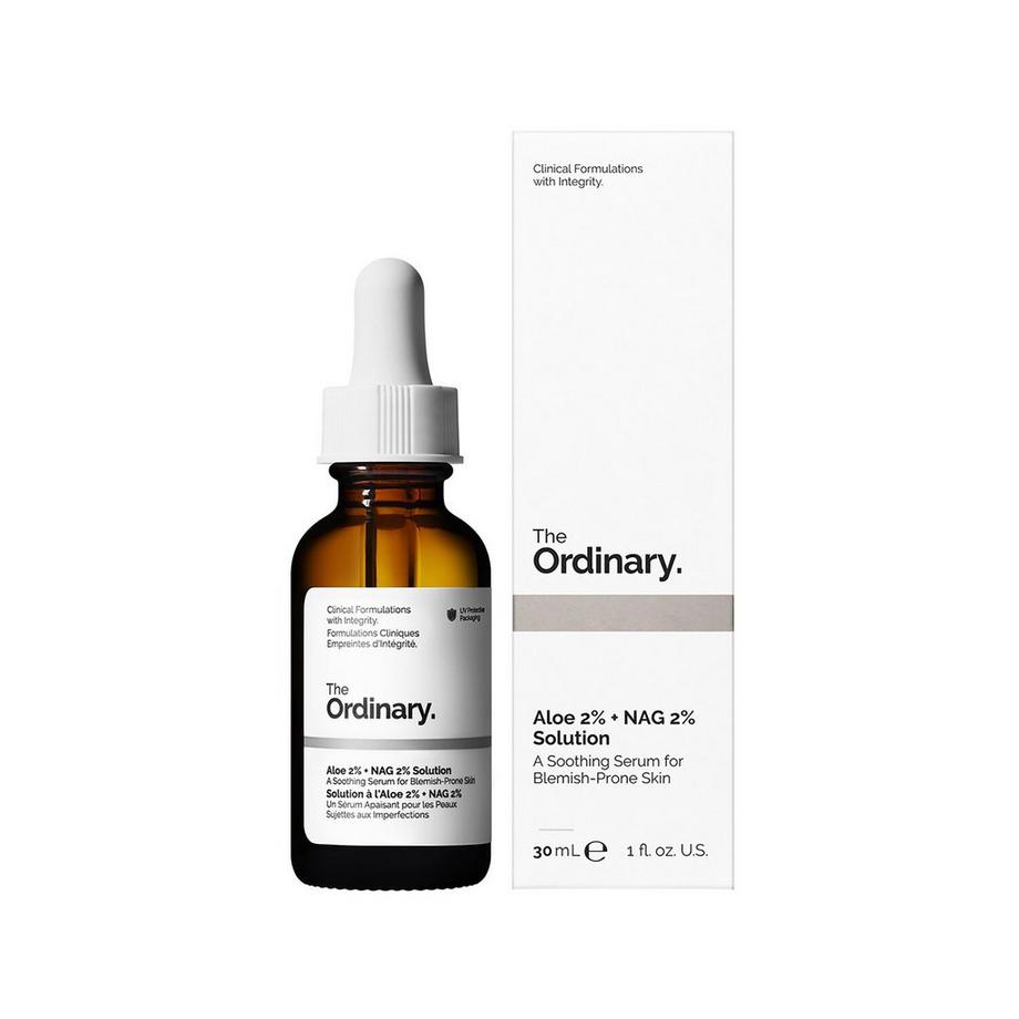THE ORDINARY  Aloe 2 % + NAG 2 % Solution - Beruhigendes Serum gegen Hautunreinheiten 