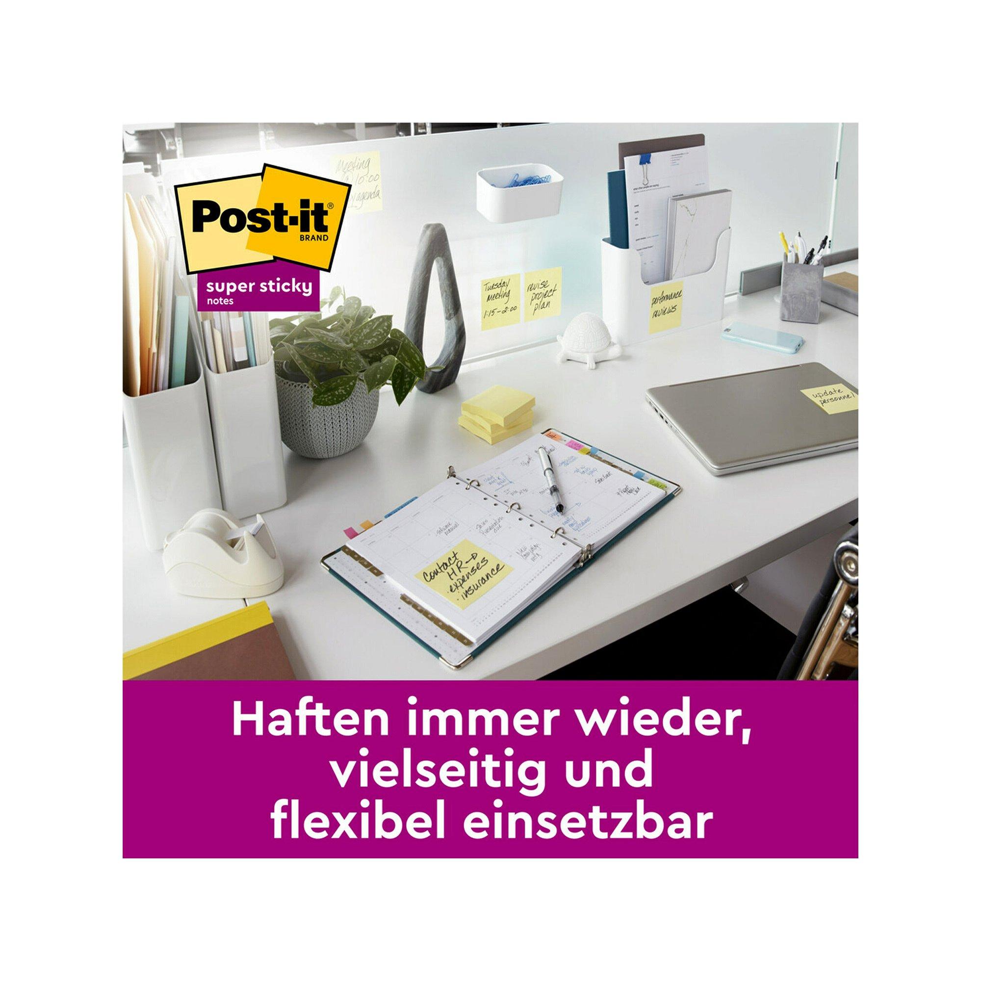 Post-It Haftnotizen Super Sticky 