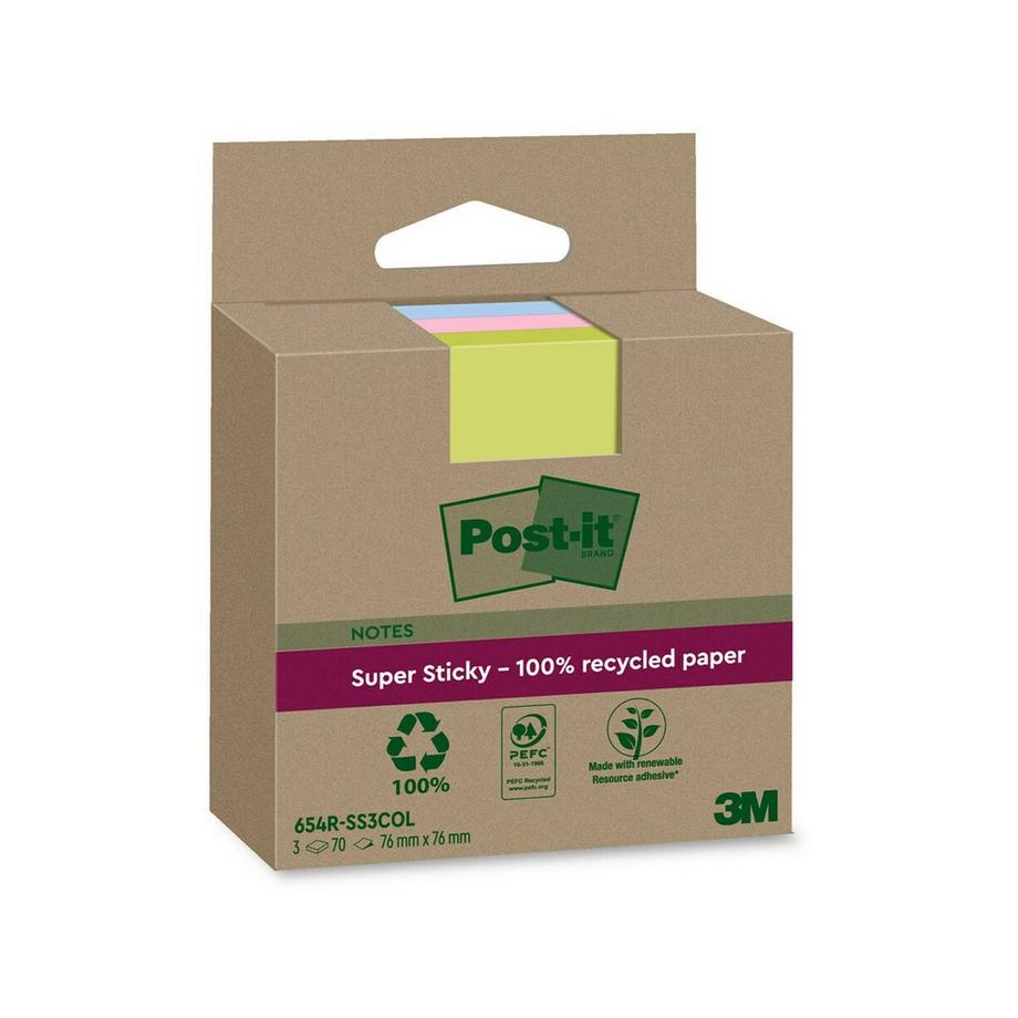 Post it Notes adhésives Super Sticky 